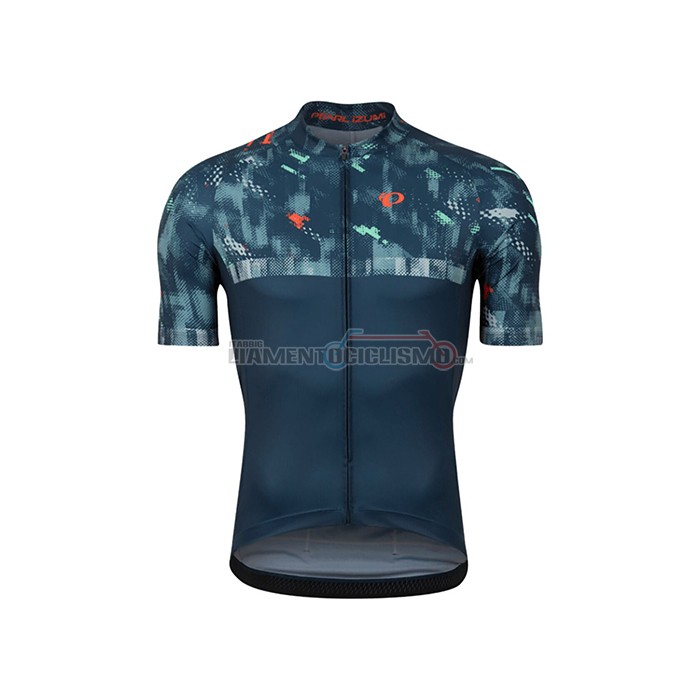 Abbigliamento Ciclismo Pearl Izumi Manica Corta 2021 Blu Verde
